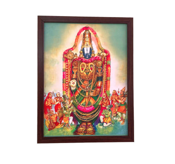 Sri Venkateshwara Perumal Antiqe Photo Frame