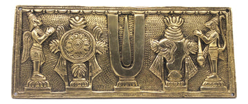 Brass Vadakalai Tiruman Sangu Chakaram Garudan Hanuman