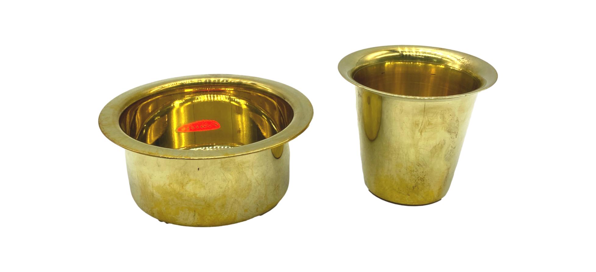 Brass Coffee Dabara Set