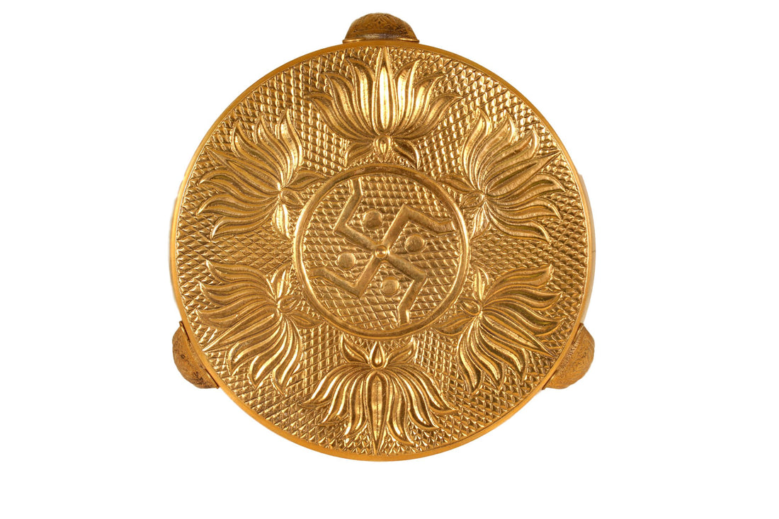 Brass Mukkali | God Diya Decor Sitting Stand