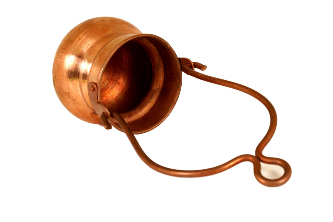 Copper Shiv Jal Dhara Container, Shivling Abhishekam, Temple Home, Volume-1000ml