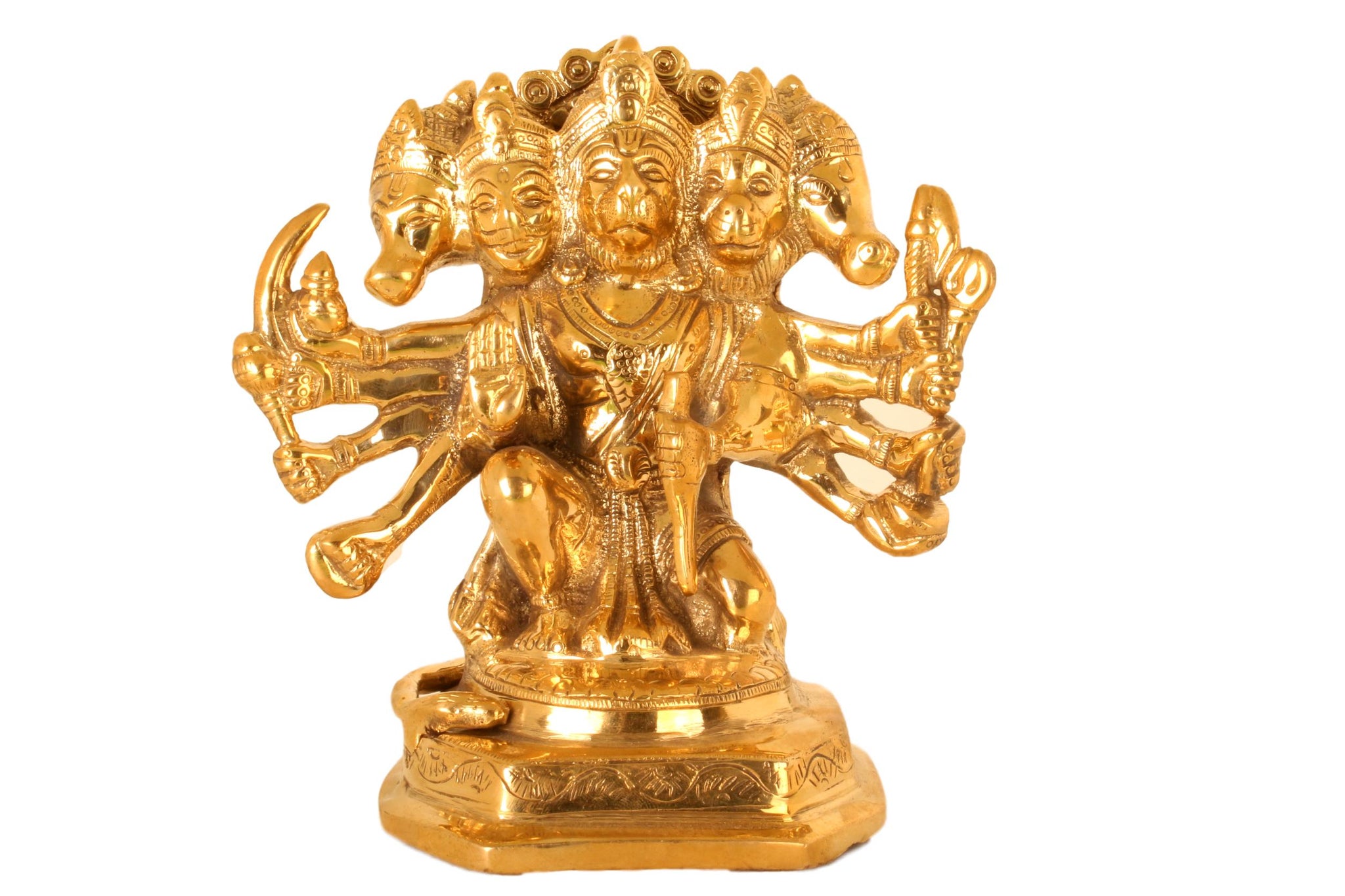 Brass Five Face Hanuman