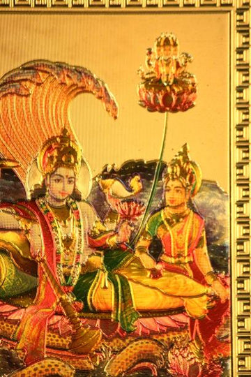 Vishnu And Lakshmi Fridge Magnet