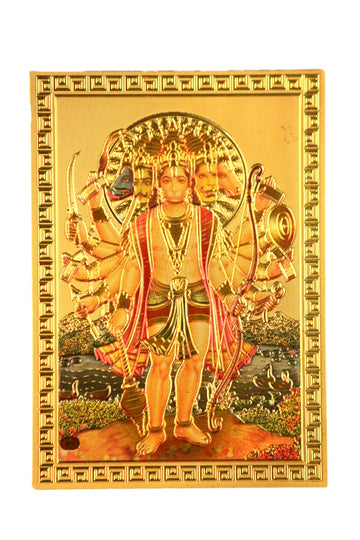 Sri Panchamuga Hanuman Fridge Magnet