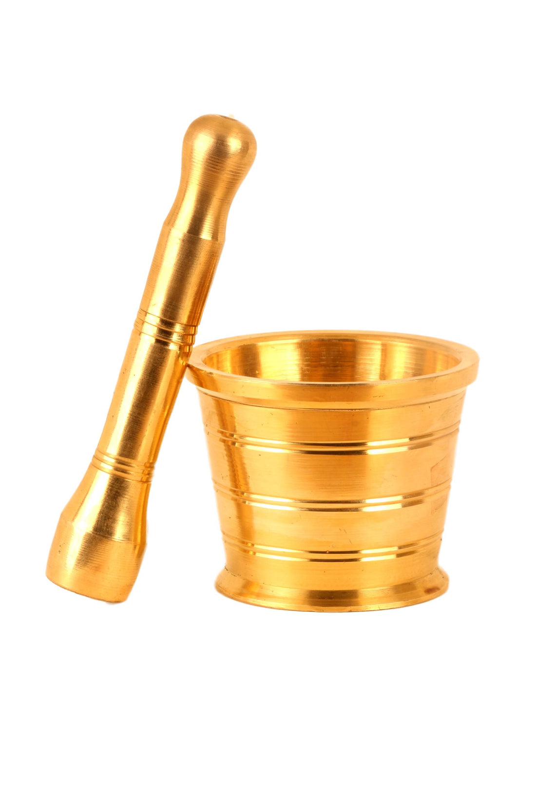 Pure Brass Traditional Mortar & Pestle Ural