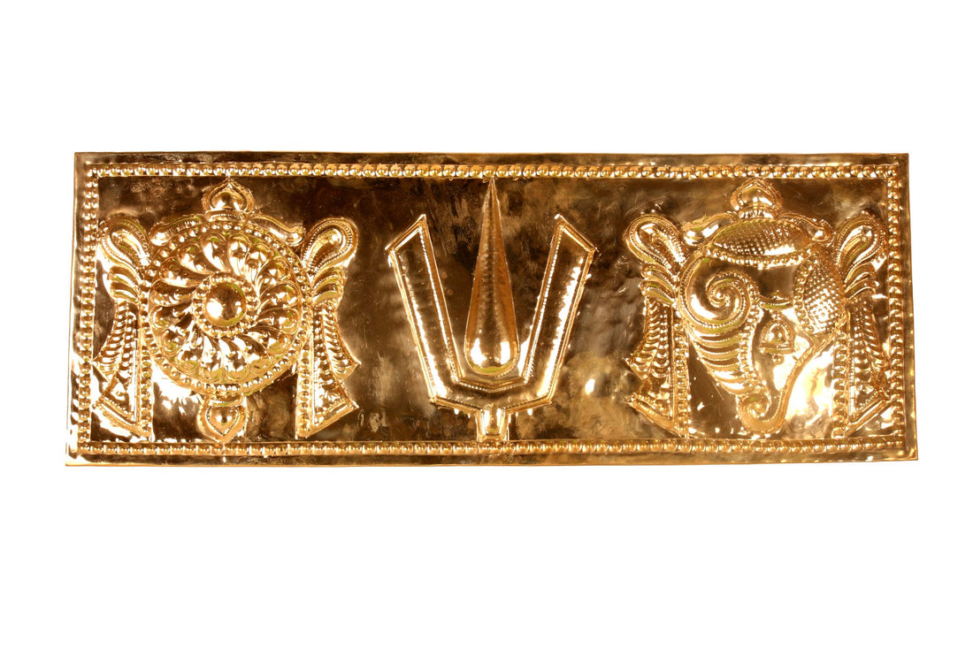 Brass Thenkalai Tiruman Wall Decor