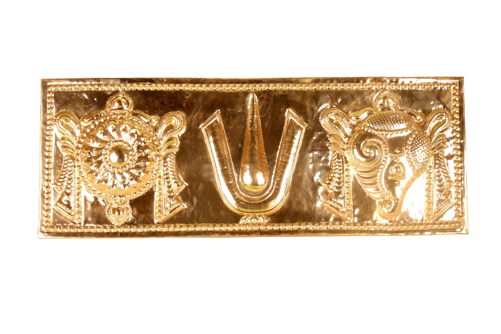 Brass Vadakalai Tiruman Wall Decor