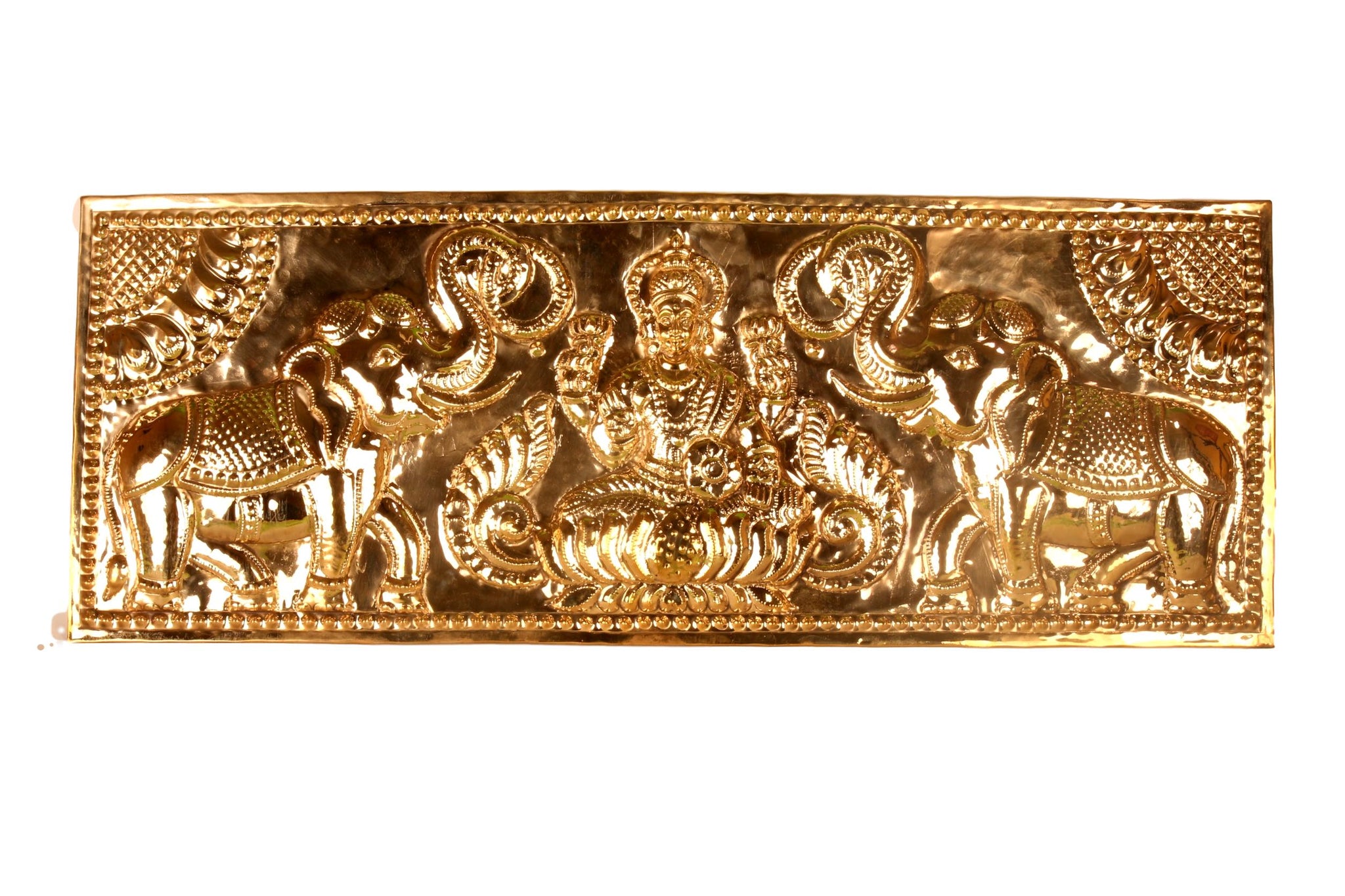 Brass Gajalakshmi Wall Decor