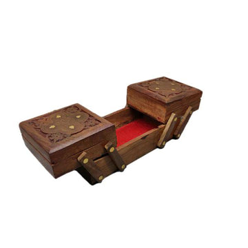 Wooden Jewel Box Slideing Model