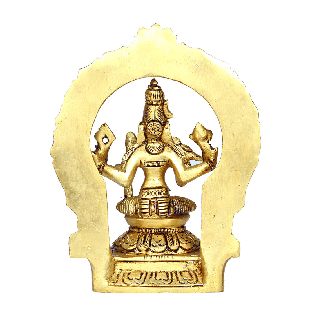 Brass Kamatchi Amman With Thiruvachi