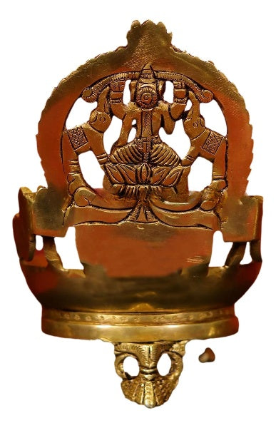 Gajalakshmi Antiqe Brass Vilakku