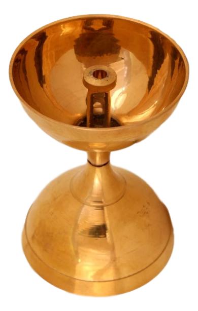 Nanda Deep Brass Diya Oil Lamp Pooja