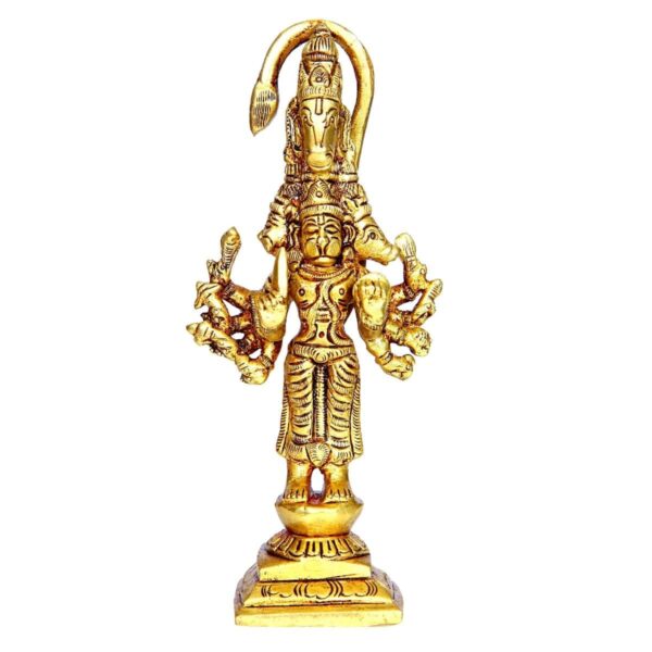 Brass Panchmukhi Hanuman Standing
