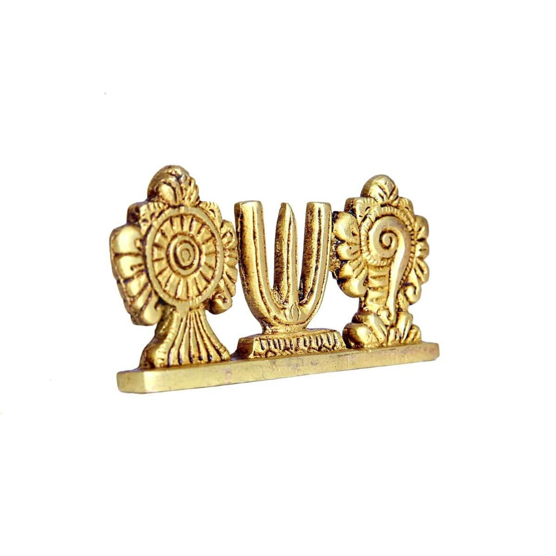 Brass Sangu Chakra Thirunamam Stand