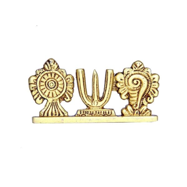 Brass Sangu Chakra Thirunamam Stand
