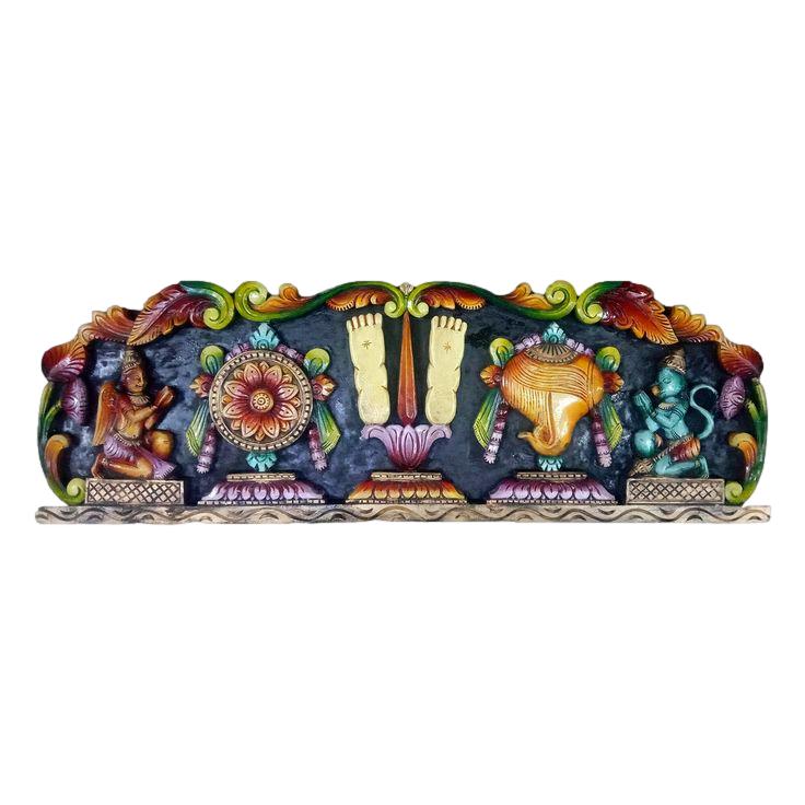 Wooden Padam Thiruman Mulicolour Wall Hanging
