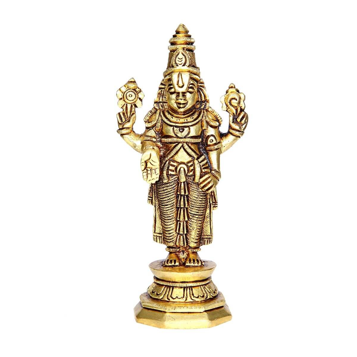 Tirupathi Perumal Statue Brass