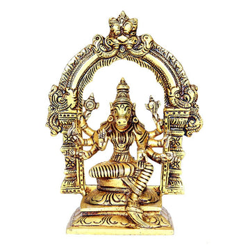 Brass Sri Varahi Amman With Tiruvachi Big