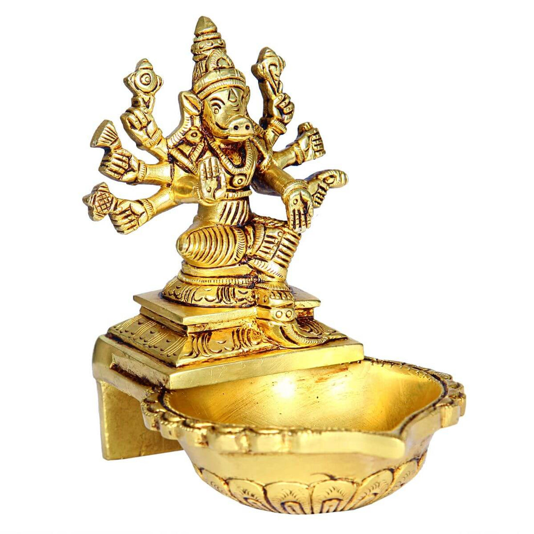 Brass Sri Varahi Amman Vilakku