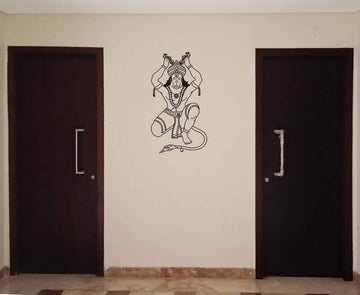 Hanuman Meditating Wall Sticker