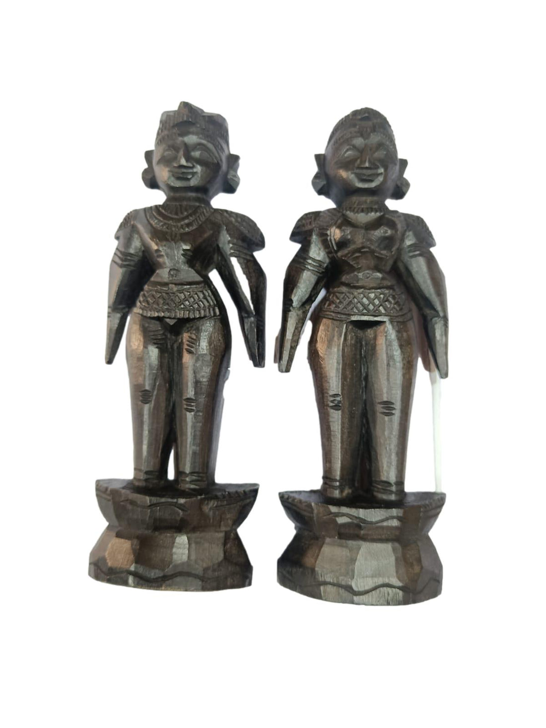 Marapachi Wooden Male and Female Pair Dolls