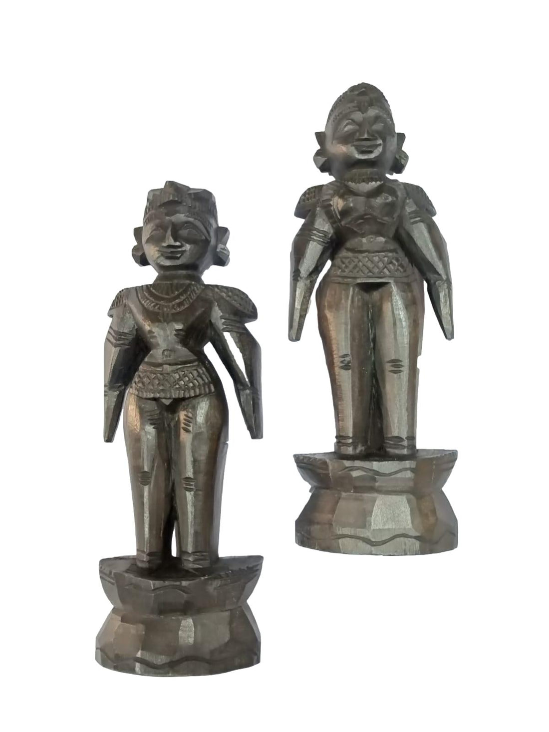 Marapachi Wooden Male and Female Pair Dolls