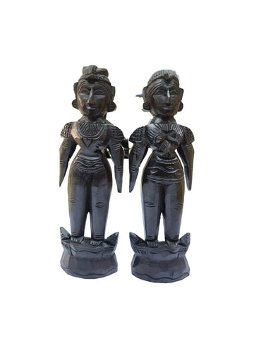 Marapachi Wooden Male and Female Pair Dolls