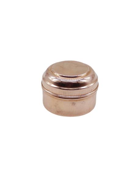 Copper Pooja Box Thenkalai Tiruman