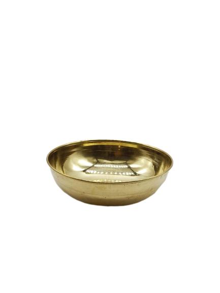 Round Brass Bowl Thenkalai Tiruman