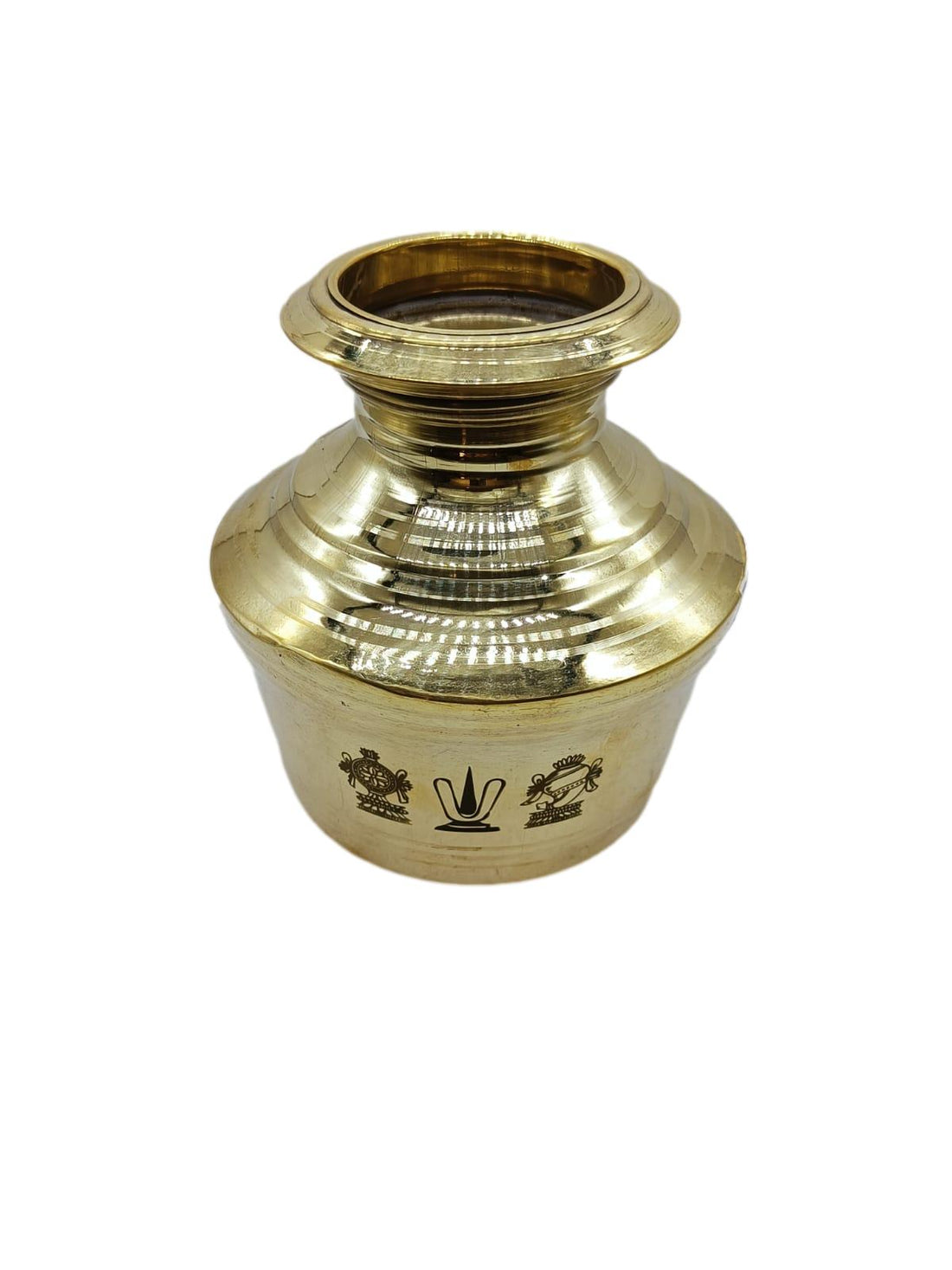 Brass Vadakalai Thiruman Kudam Naamam Sangu Chakra Kudam