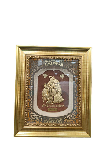 Radha Krishna 24K Gold Leaf