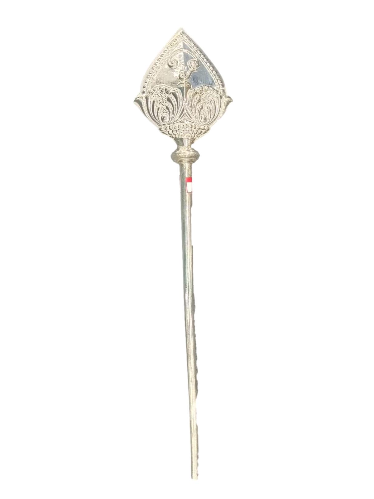 Sterling Silver Murugan Om Vel for Pooja
