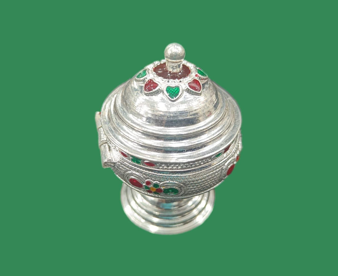 Pure Silver Kumkum Box-48gm