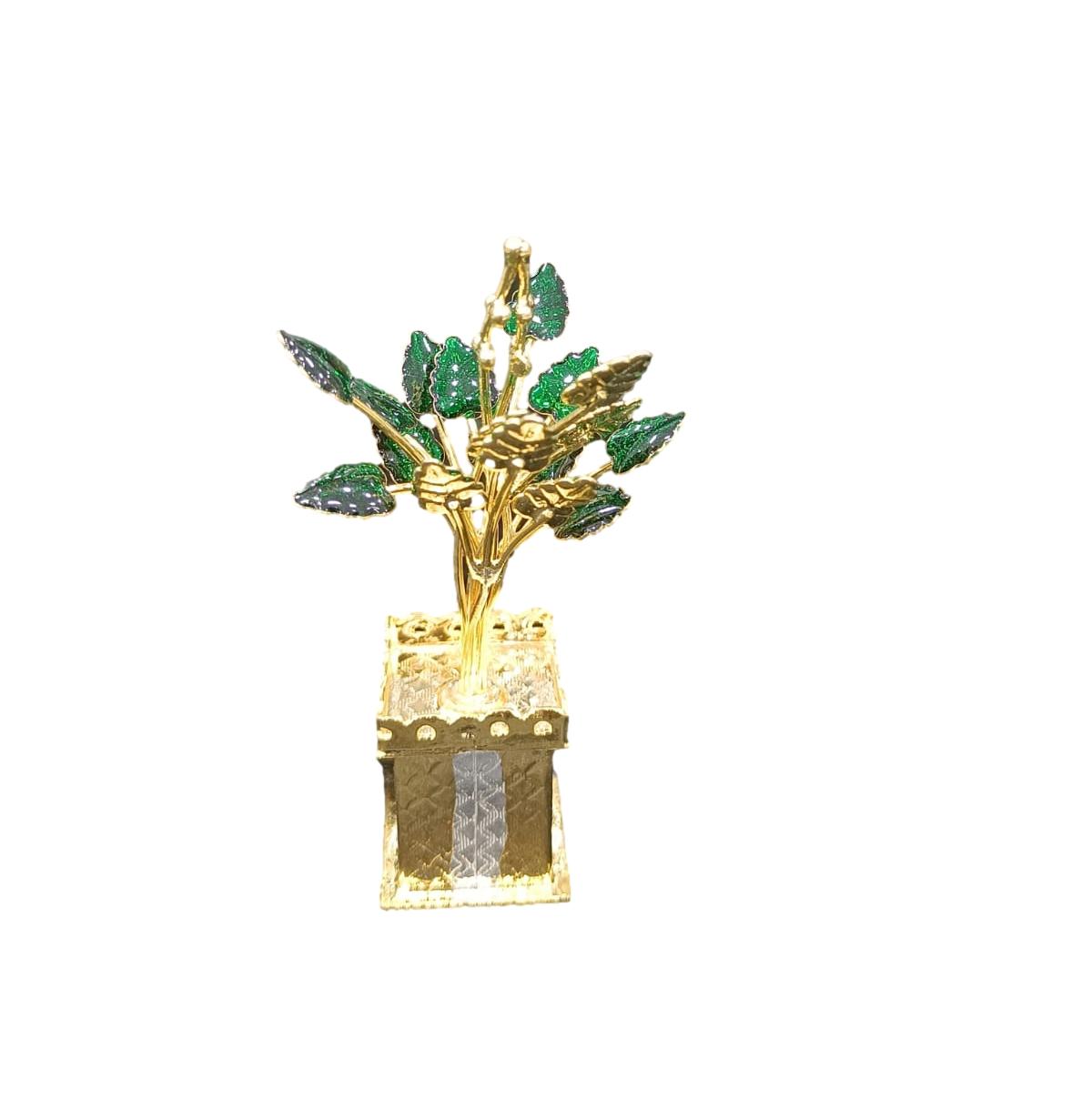 Silver Tulasi Madam 24K Gold Coated