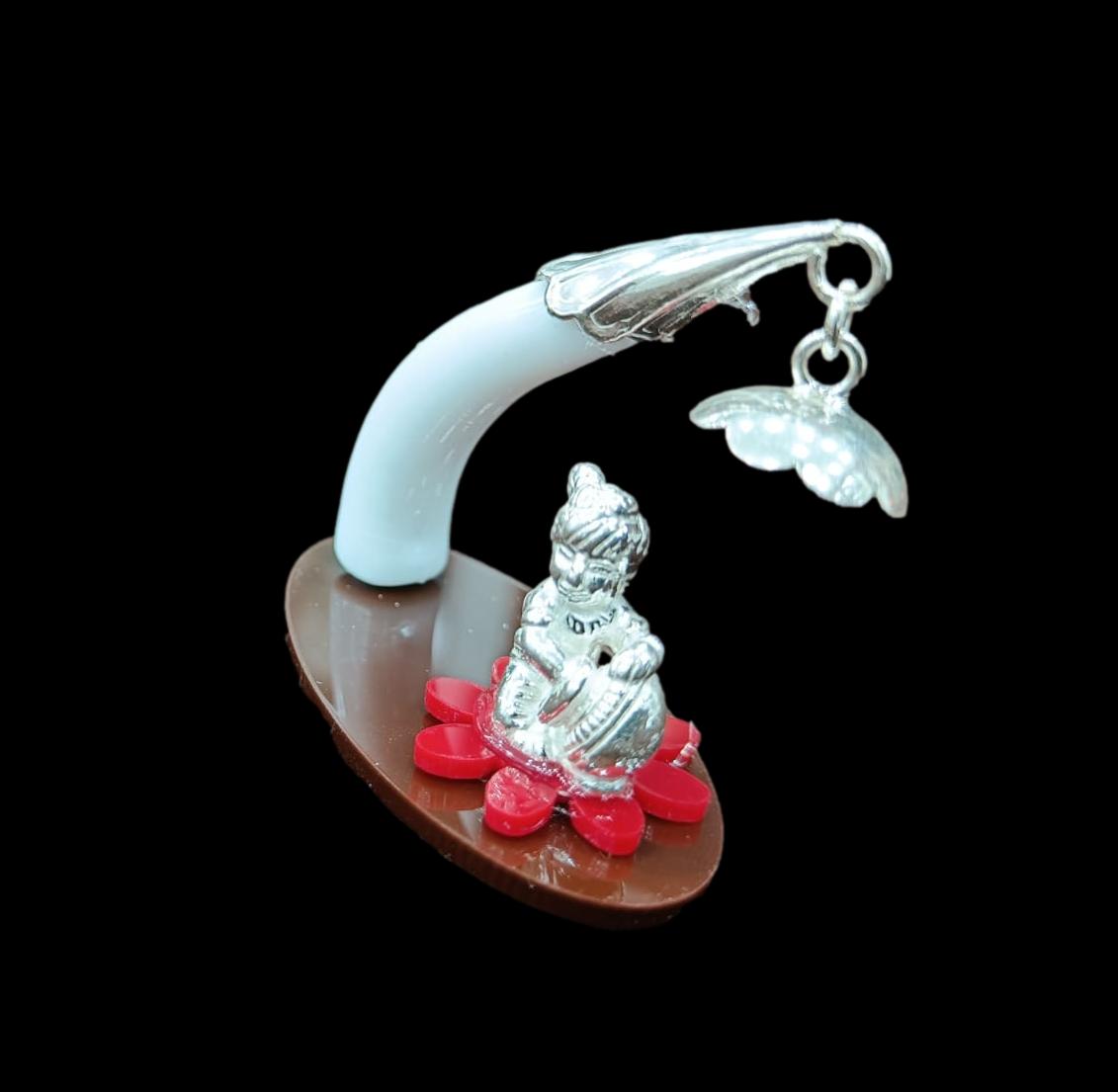Silver Pot Krishna