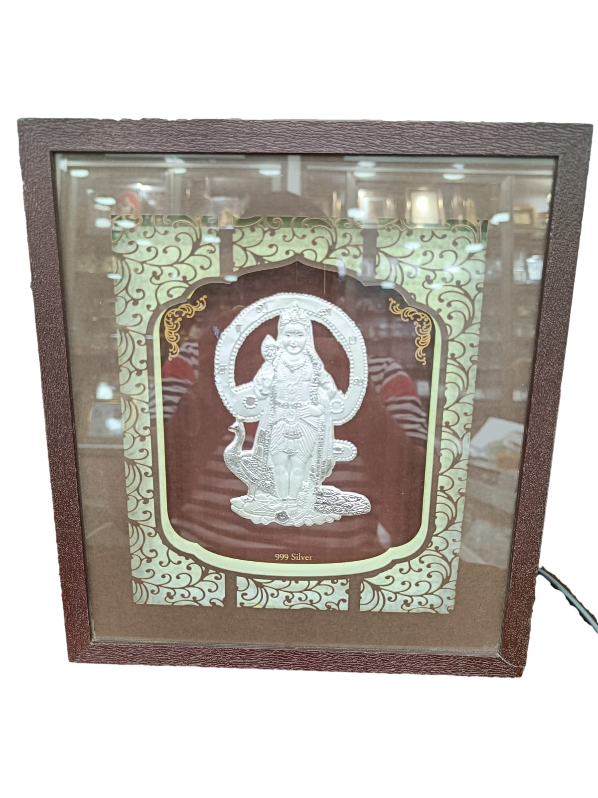 Silver LED  Murugan  Photo Frame
