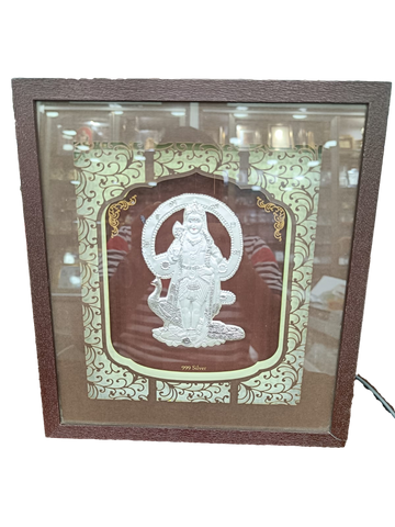 Silver LED  Murugan  Photo Frame