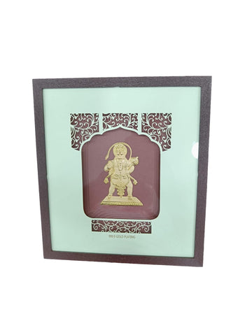 Gold Plating Sri Hanuman Frame / Occasional gifting