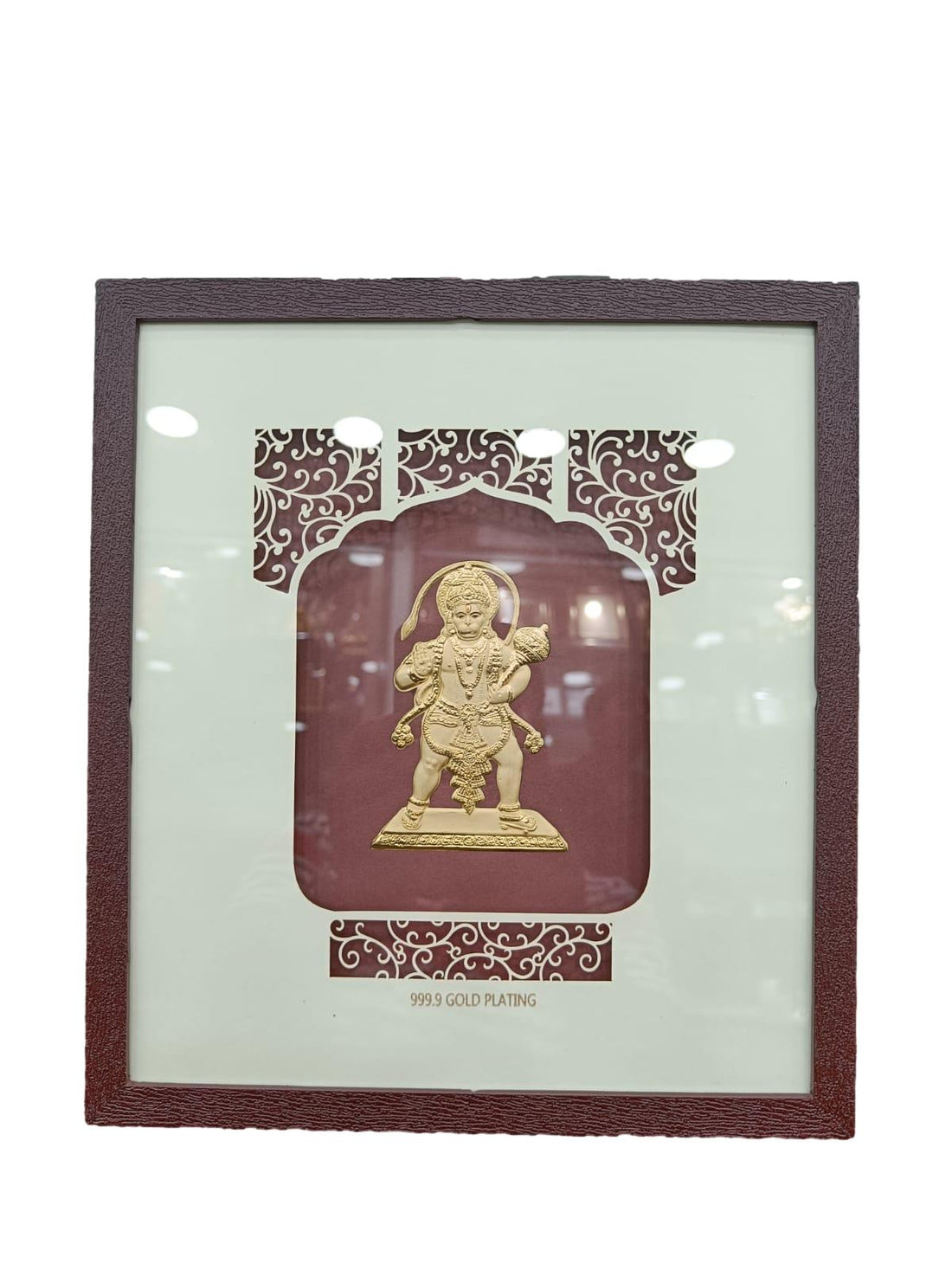 Gold Plating Sri Hanuman Frame / Occasional gifting