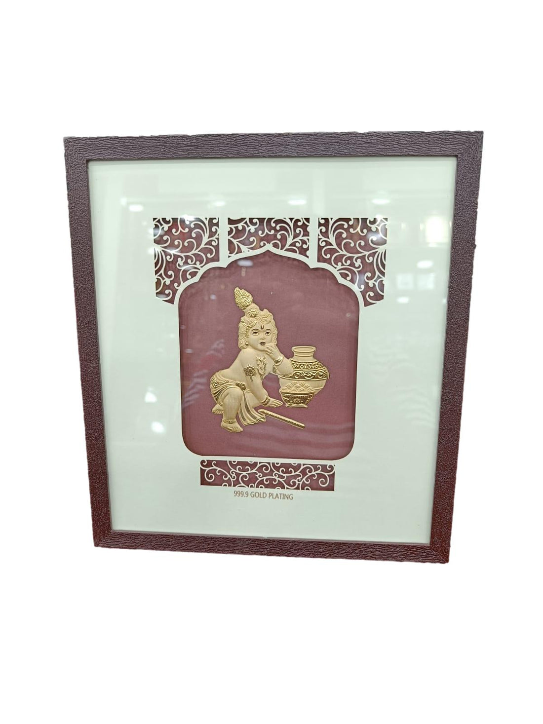 999 Gold Plating  Butter Krishna Frame / Occasional gifting