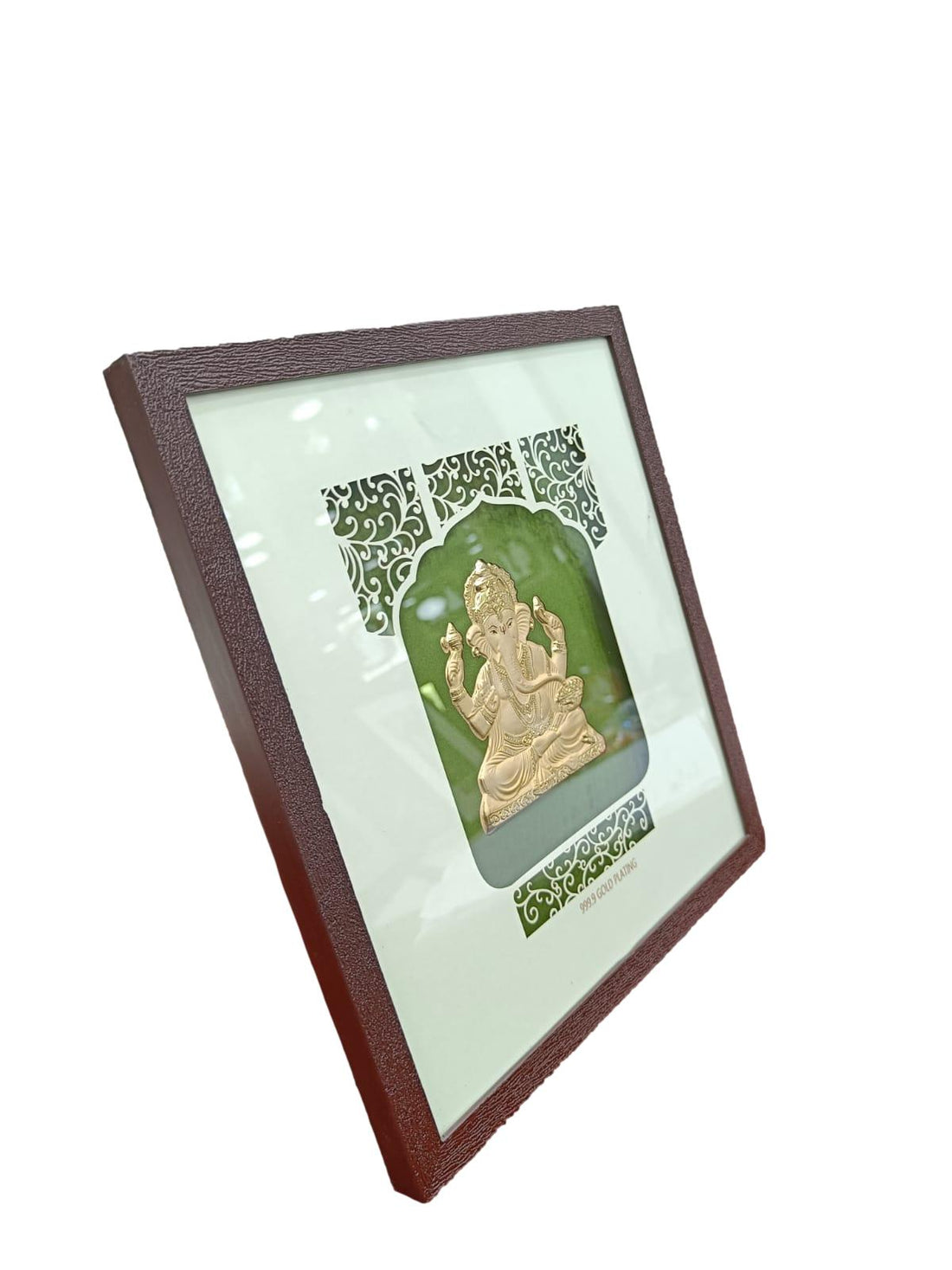 999 Gold Plating Ganesh Frame / Occasional gifting