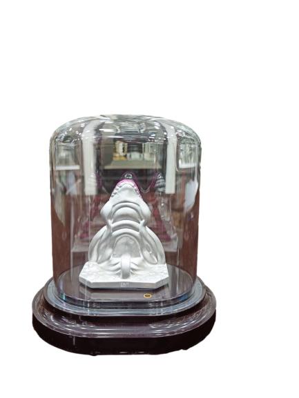 999 Silver  Pillayarpatti karpaga vinayagar Idol With Glass Cover