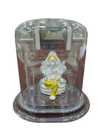 999 Silver Ganesh Idol