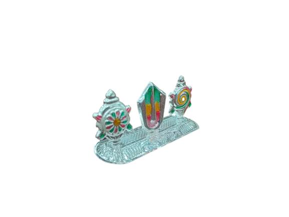 Silver Tiruman Agarbathi Stand