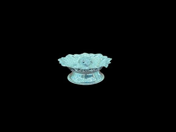 Silver Flower Design Agarbathi Stand