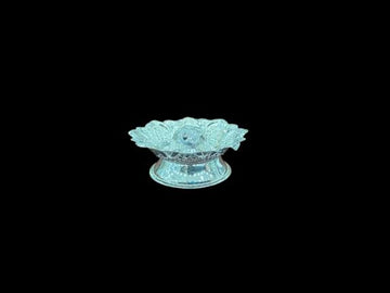 Silver Flower Design Agarbathi Stand