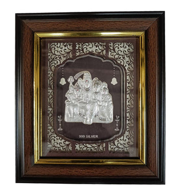 999 Silver Sivan Family Photo Frame