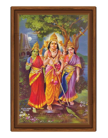 Valli Deivanai Murugan Antiqe Photo Frame