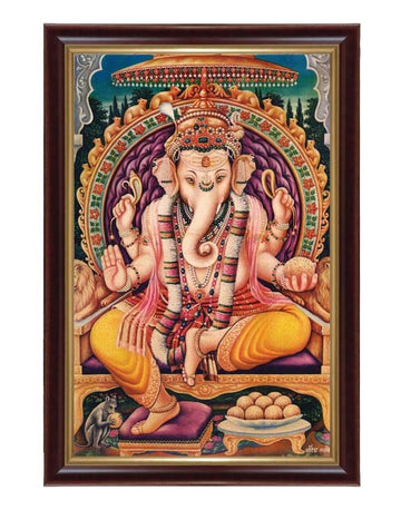 Ganesha Antiqe Photo Frame