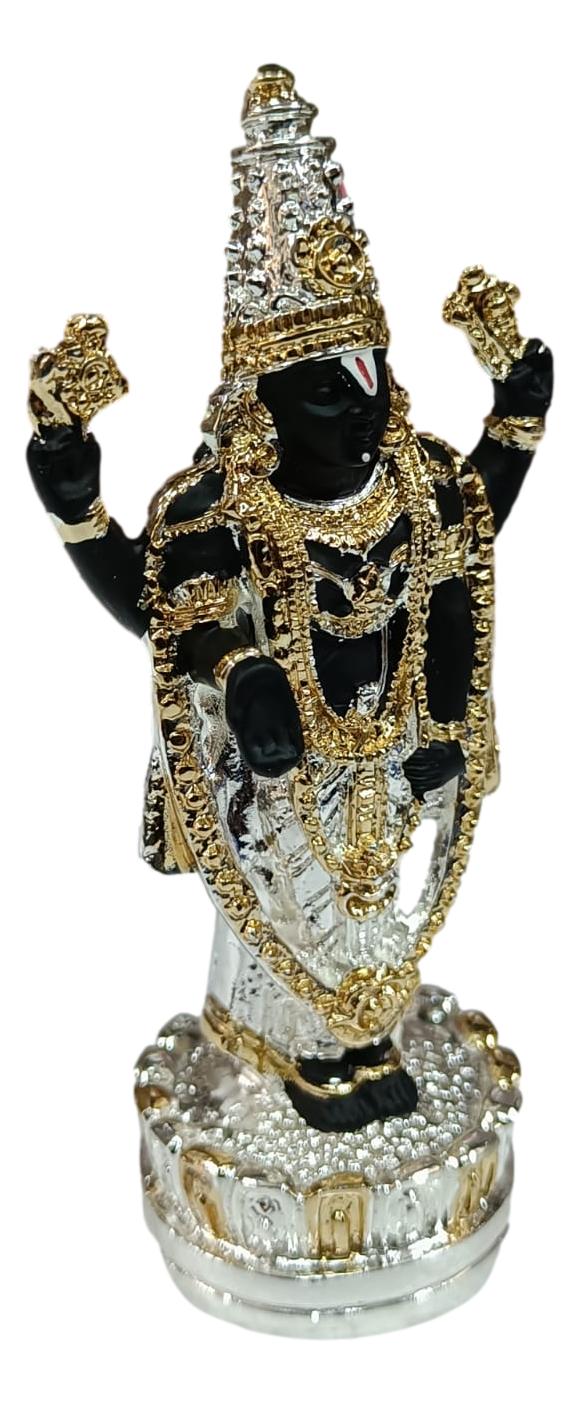 Tirupathi Srinivasa Perumal Silver And Gold Coated
